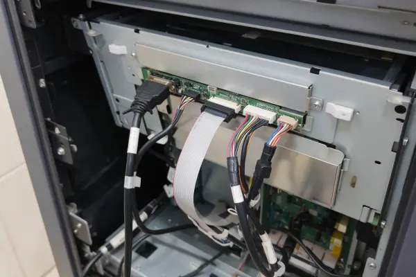 ATM monitor replacement electrical interface and cable connector review