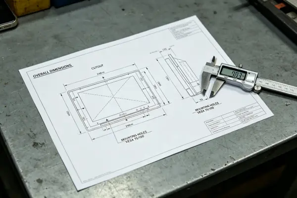 How to Read an Industrial Monitor Datasheet: 4 Fit and Mounting Checks
