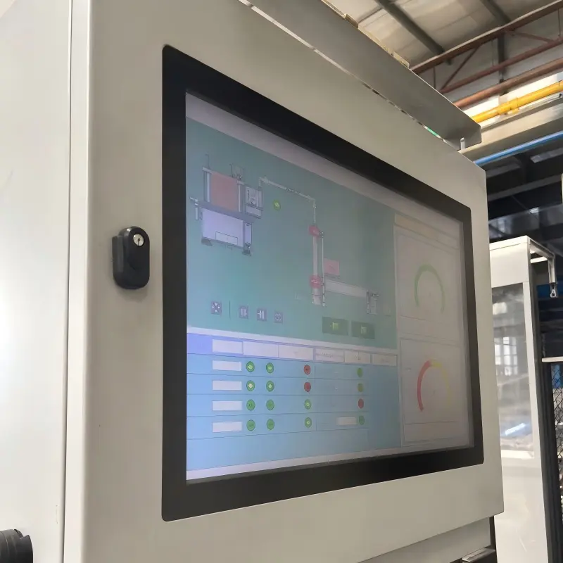 Wide viewing angle industrial LCD screen for machine operators