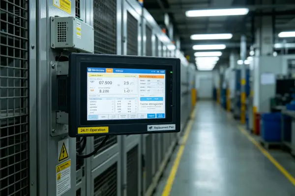 LCD vs OLED industrial applications for 24 7 unattended equipment