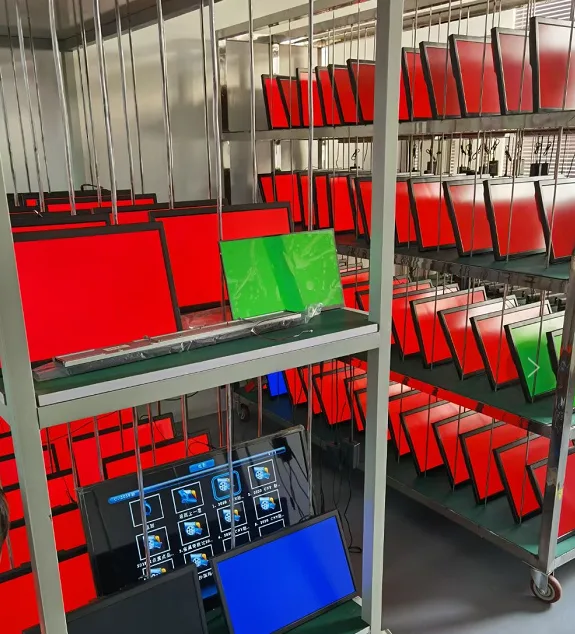 AplusLCD manufacturing facility — LCD Burn-In Area